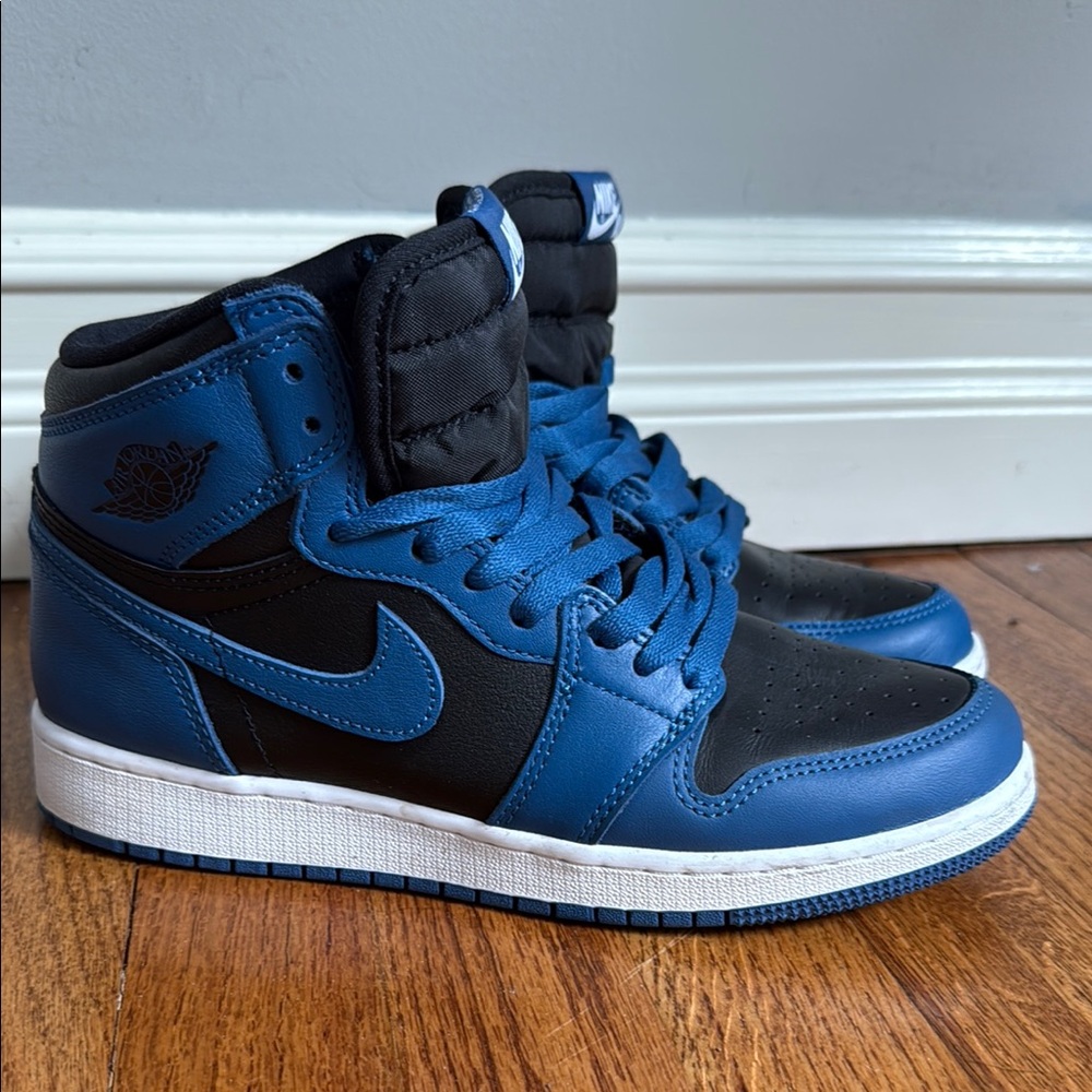 Nike Air Jordan 1 High OG Black and Blue Sneakers
